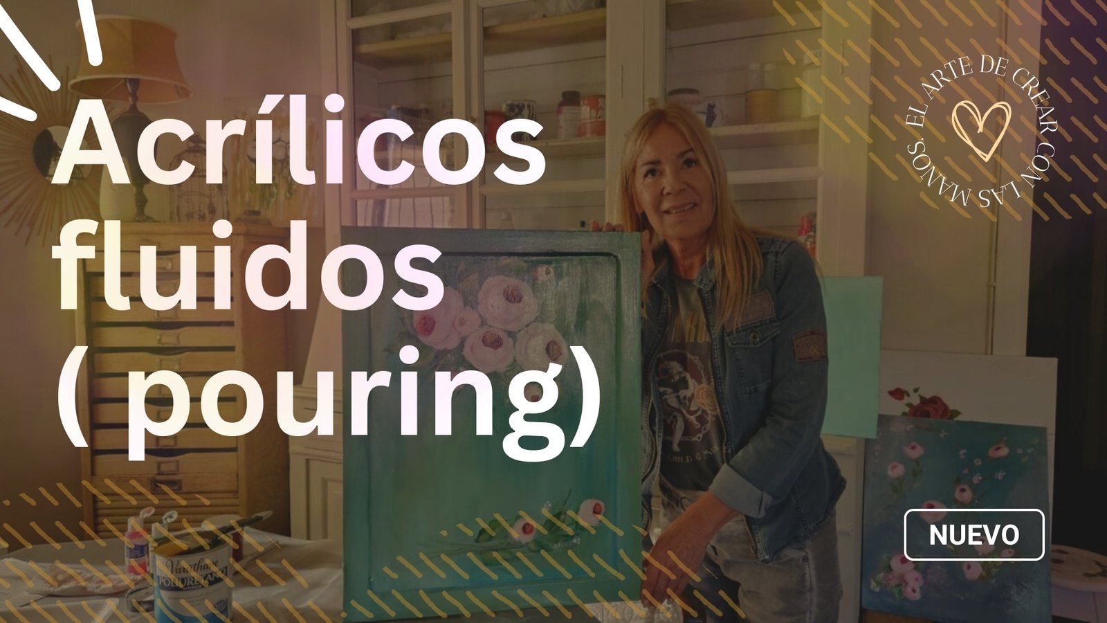 Acrílicos fluidos ( pouring)